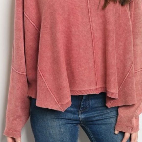 * SOLD OUT * Faded Oversized Boyfriend Sweater - Picture 4 of 4